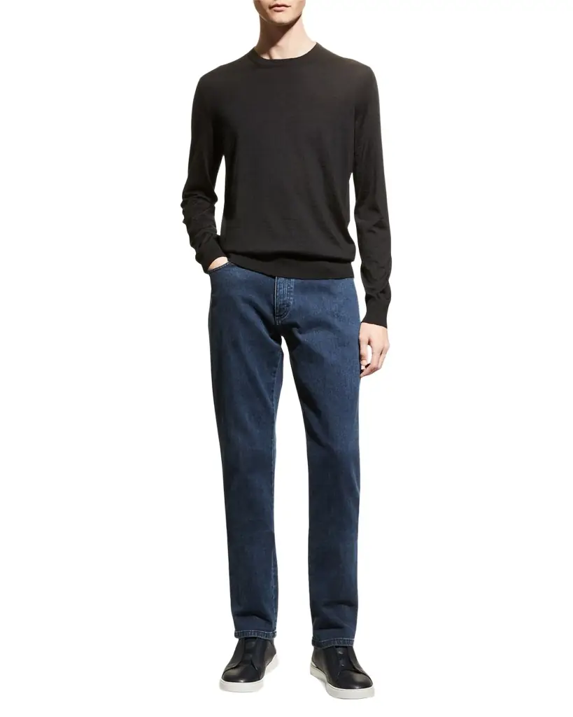 ZEGNA Men's Cashmere Crewneck Sweater