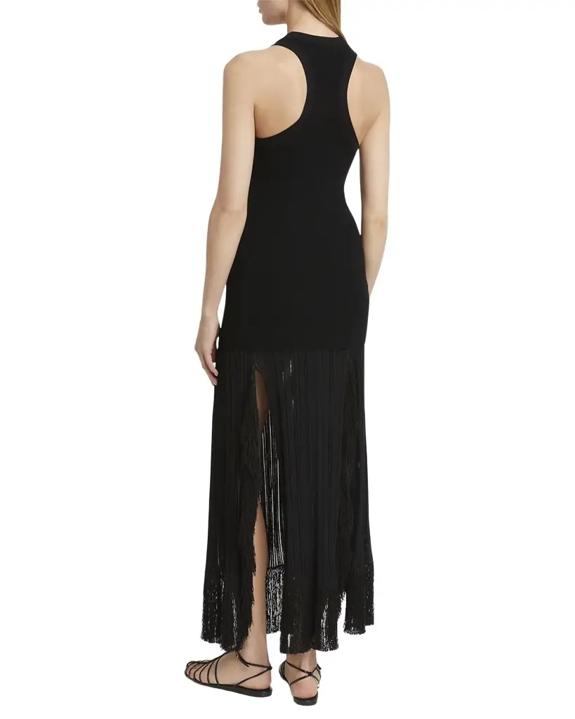 Proenza Schouler Matte Viscose Ribbed Knit Tank Top