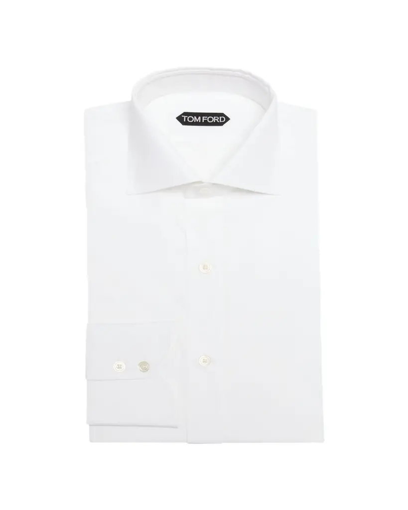 TOM FORD Men's Slim Fit Cotton Dress Shirt