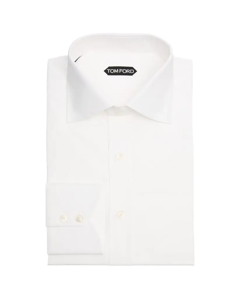 TOM FORD Men's Classic-Fit Cotton Dress Shirt