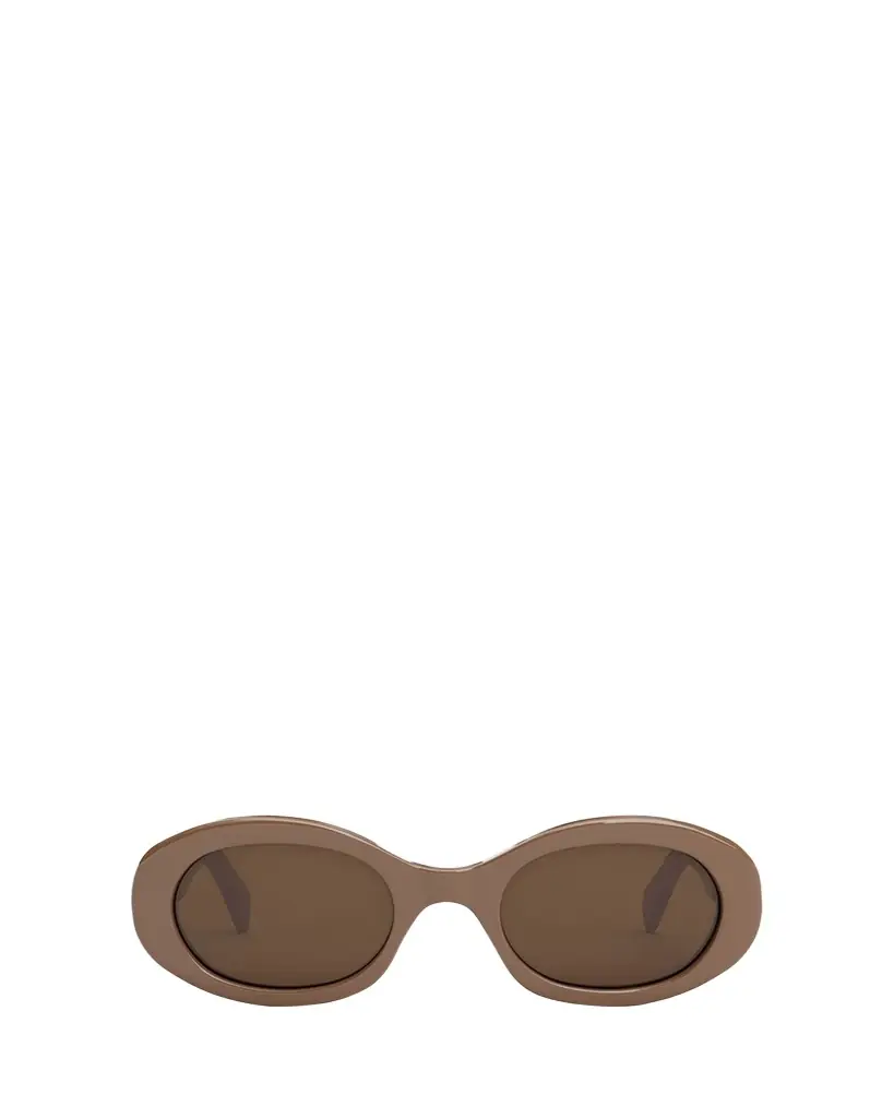 Celine Triomphe Acetate Oval Sunglasses