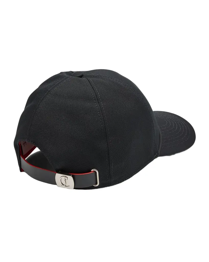 Christian Louboutin Men's Mooncrest Embroidered Baseball Hat