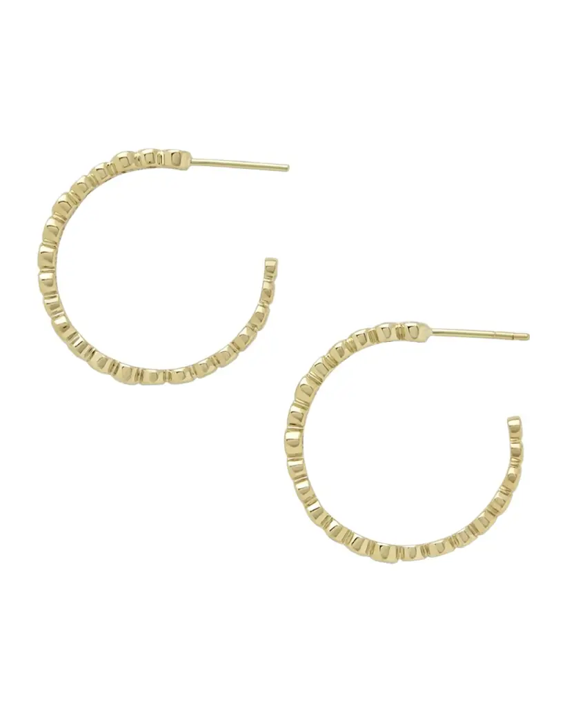 Ippolita 18K Stardust Starlet Diamond Hoop Earrings
