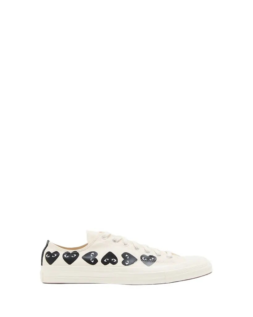 Comme des Garcons x Converse Men's Chuck 70 Multi Heart Low-Top Sneakers