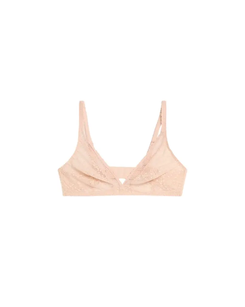 Simone Perele Comete Lace-Trim Tulle Bralette