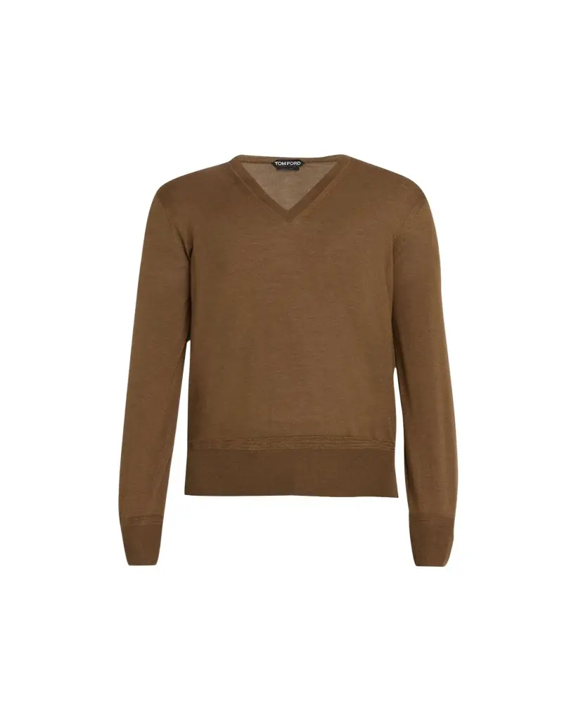 TOM FORD Men's Cashmere V-Neck Sweater