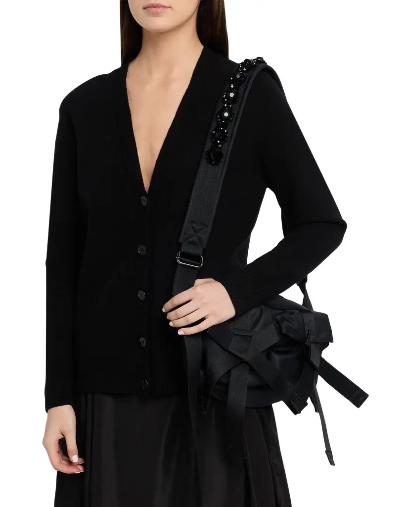Simone Rocha Bow Zip Bum Crossbody Bag