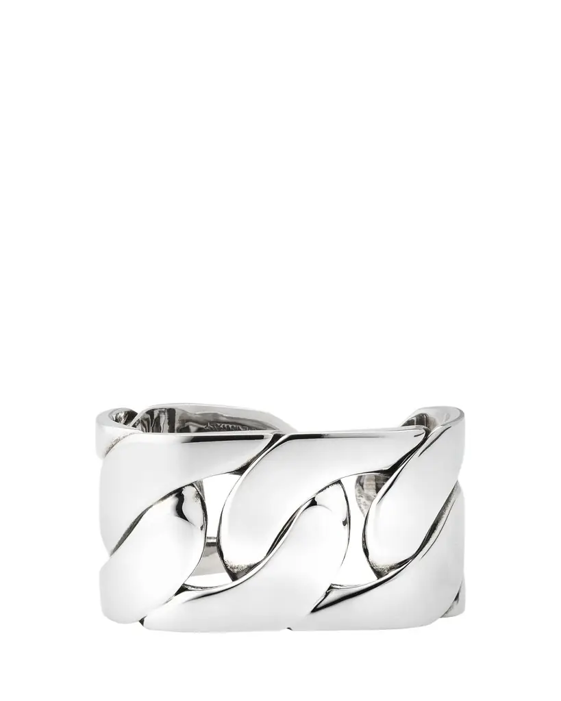 McQueen 2 Finger Chain Ring