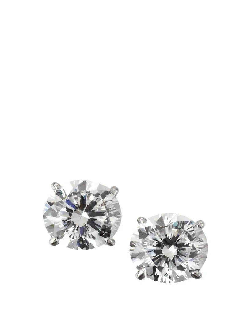 Fantasia by DeSerio 14K White Gold Brilliant-Cut Earrings