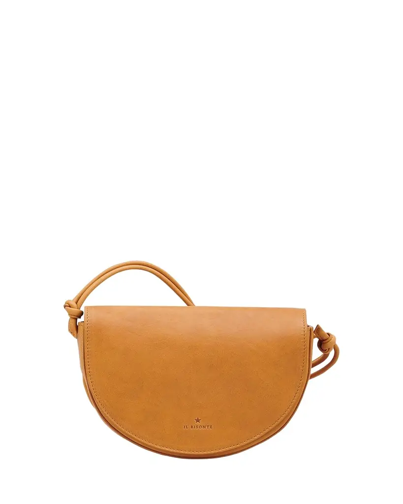 Il Bisonte Snodo Flap Leather Crossbody Bag
