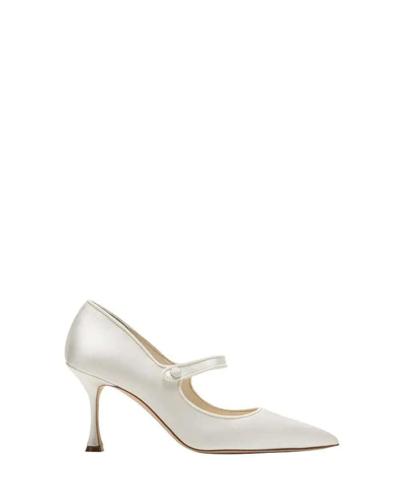 Manolo Blahnik Camparinew Mary Jane Stiletto Pumps