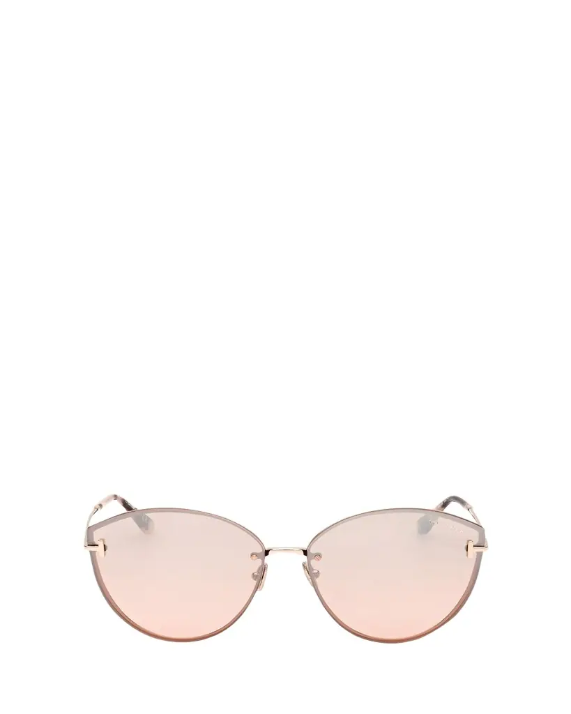 TOM FORD Evangeline Metal Cat-Eye Sunglasses