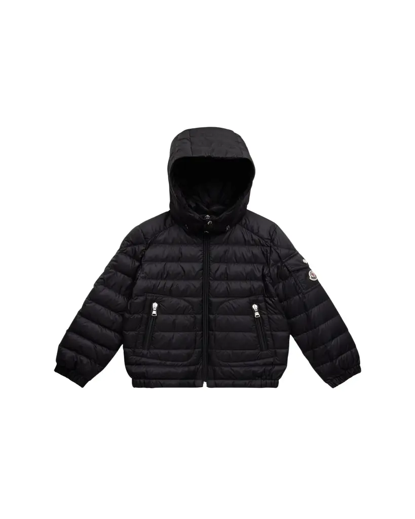 Moncler Boy's Lauros Hooded Puffer Jacket, Size 4-