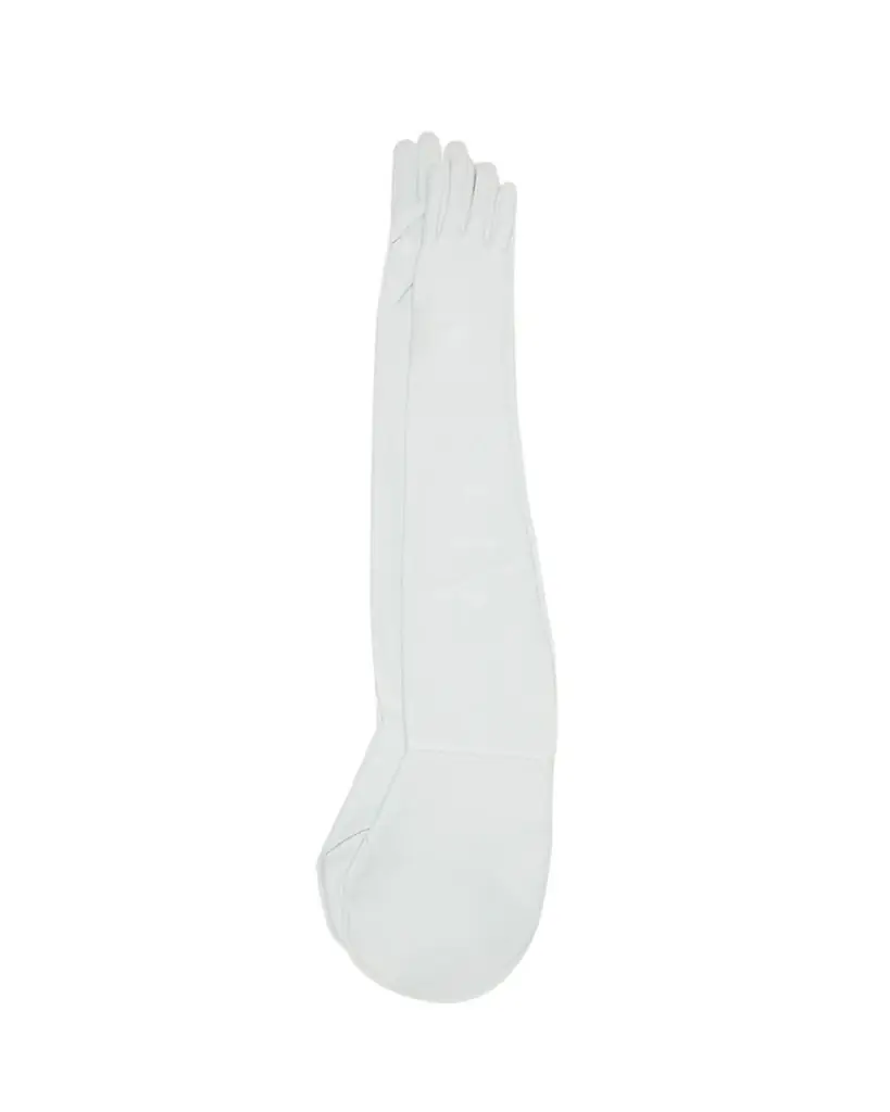 Jil Sander Patent Leather Shoulder Gloves