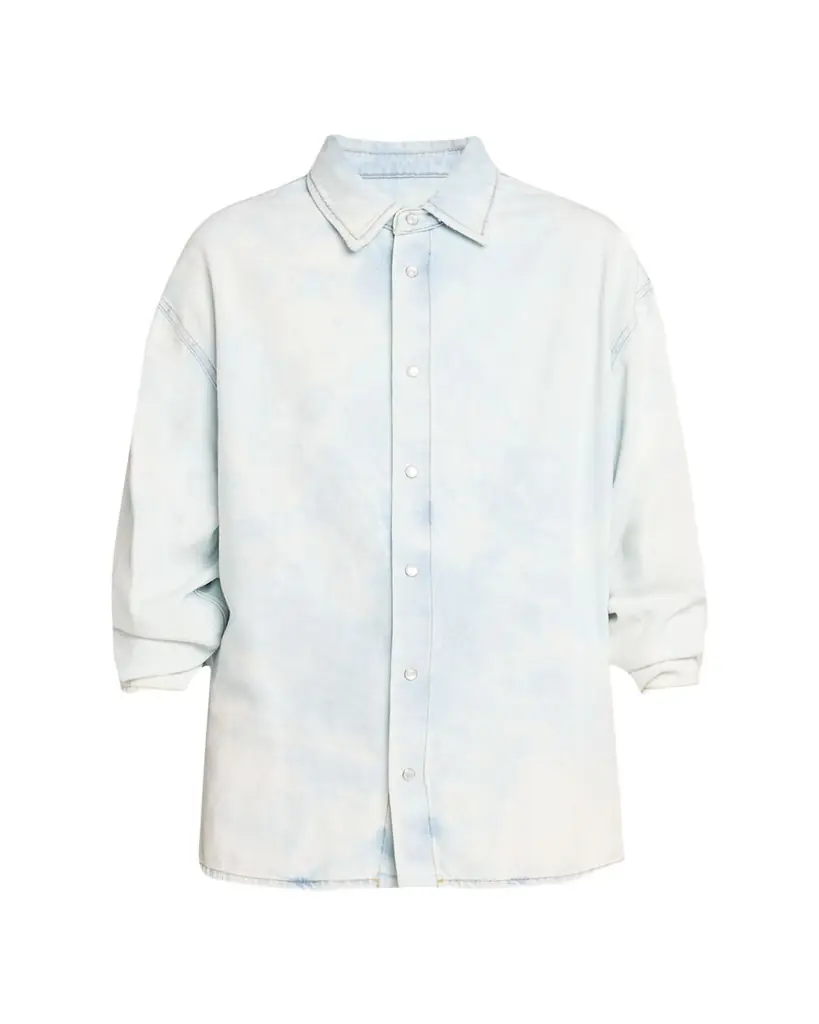 DARKPARK Keanu Ruched Denim Shirt