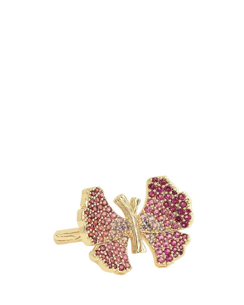 Anabel Aram Jewelry Cubic Zirconia Butterfly Ring