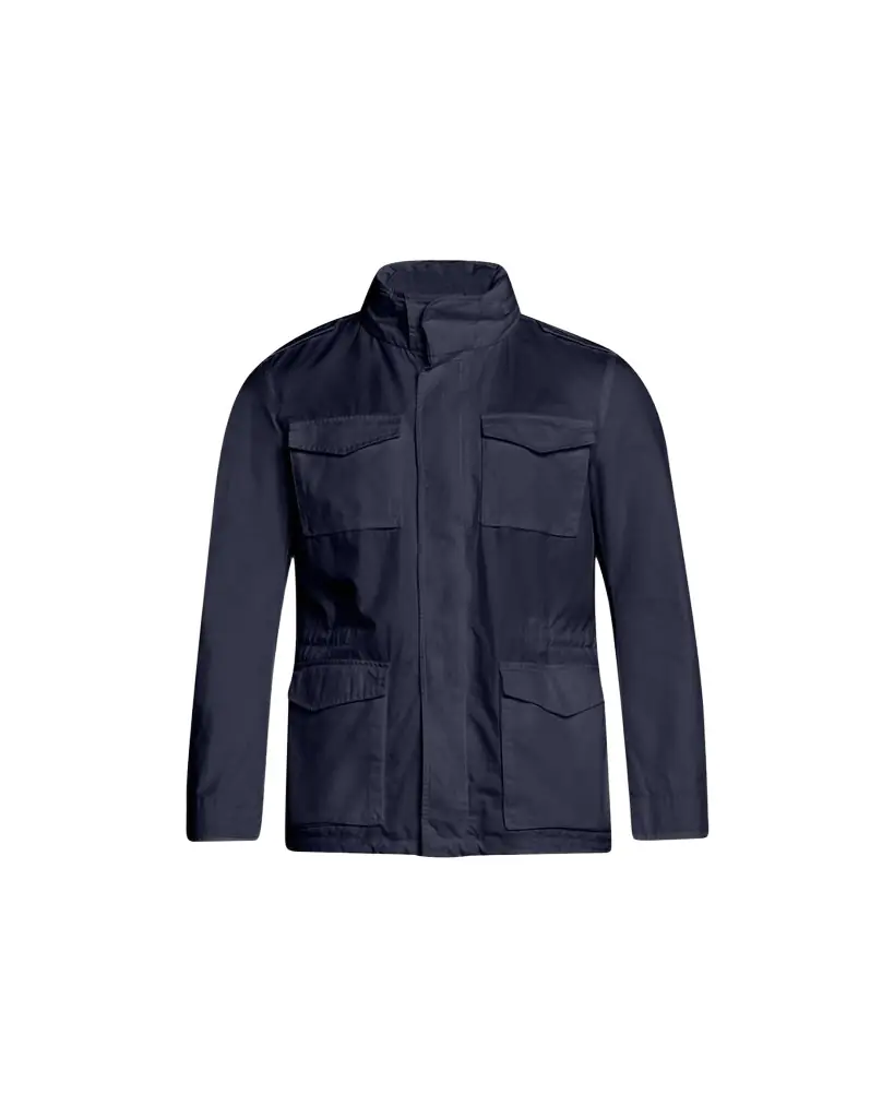 Herno Men's Cotton Concealed-Zip Safari Jacket