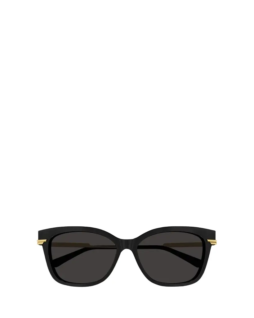 Bottega Veneta Engraved Logo Acetate & Metal Cat-Eye Sunglasses