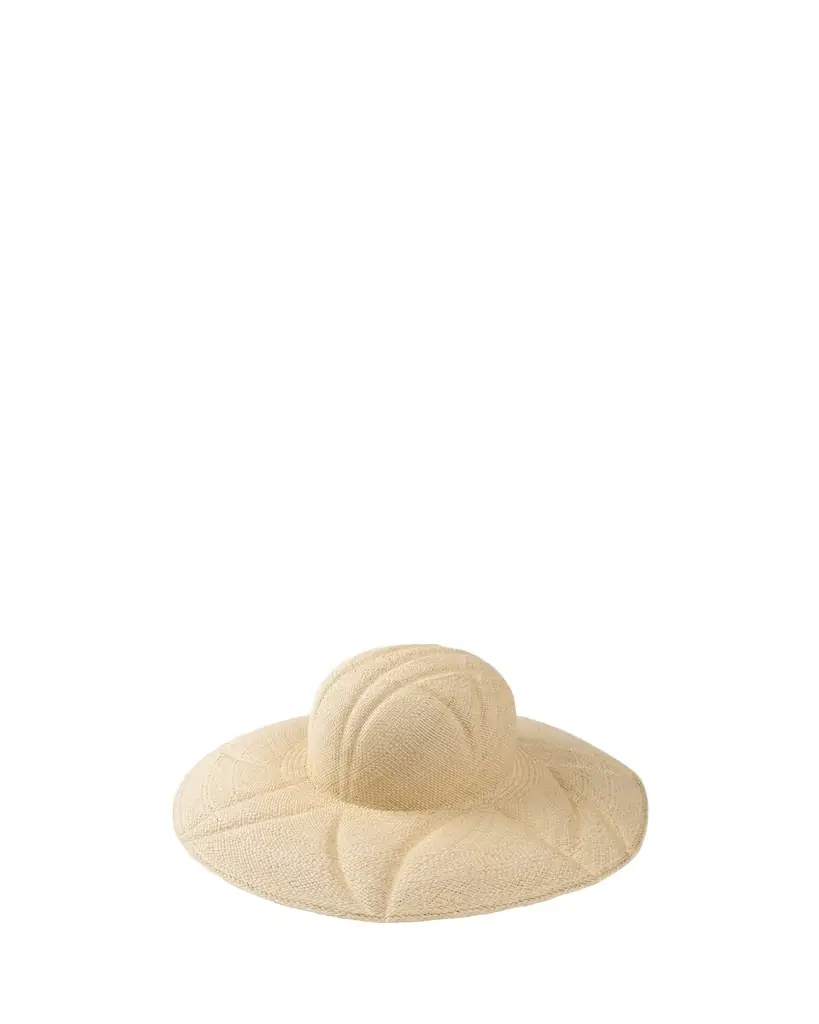Barbisio Dalila Straw Large-Brim Hat