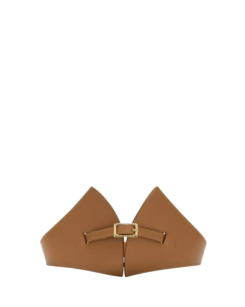 Vaincourt Paris La Remarquable Wide Leather Belt