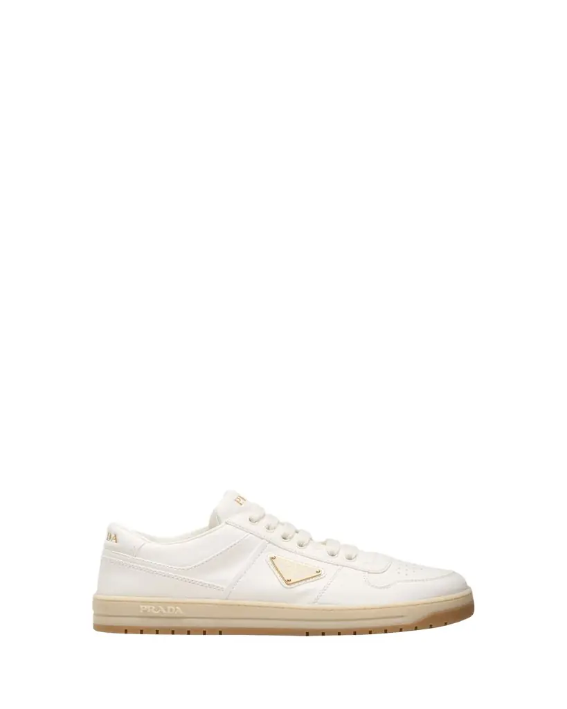 Prada Leather Low-Top Sneakers
