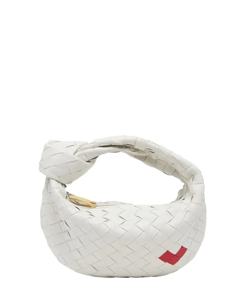 Bottega Veneta Jodie Mini Heart Intrecciato Top-Handle Bag
