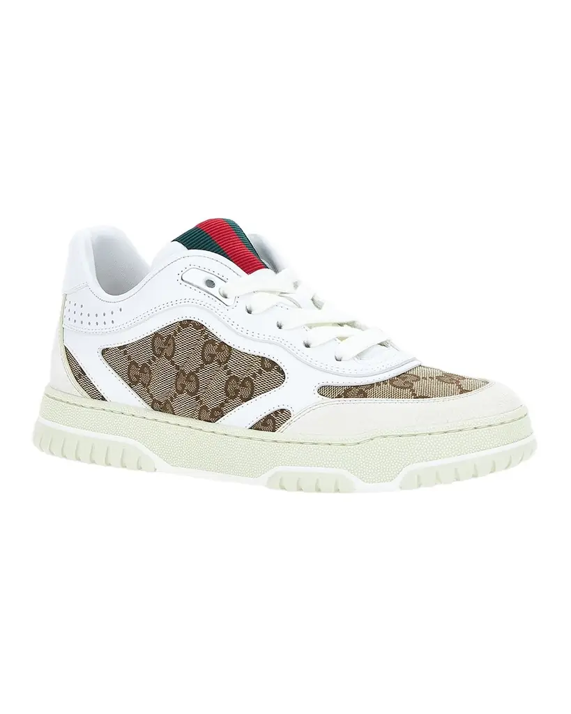 Gucci ReWeb GG Low-Top Leather Sneakers