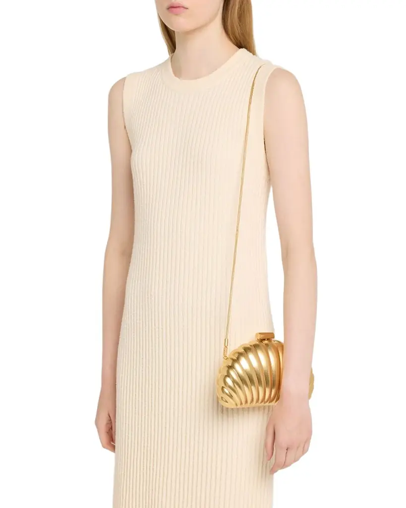 SIMKHAI Monet Shell Clutch Bag
