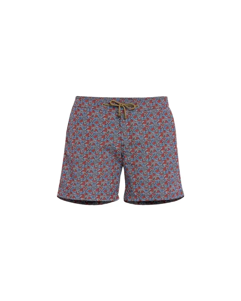 Charvet X Thorsun Men's Dotted Checks Swim Shorts