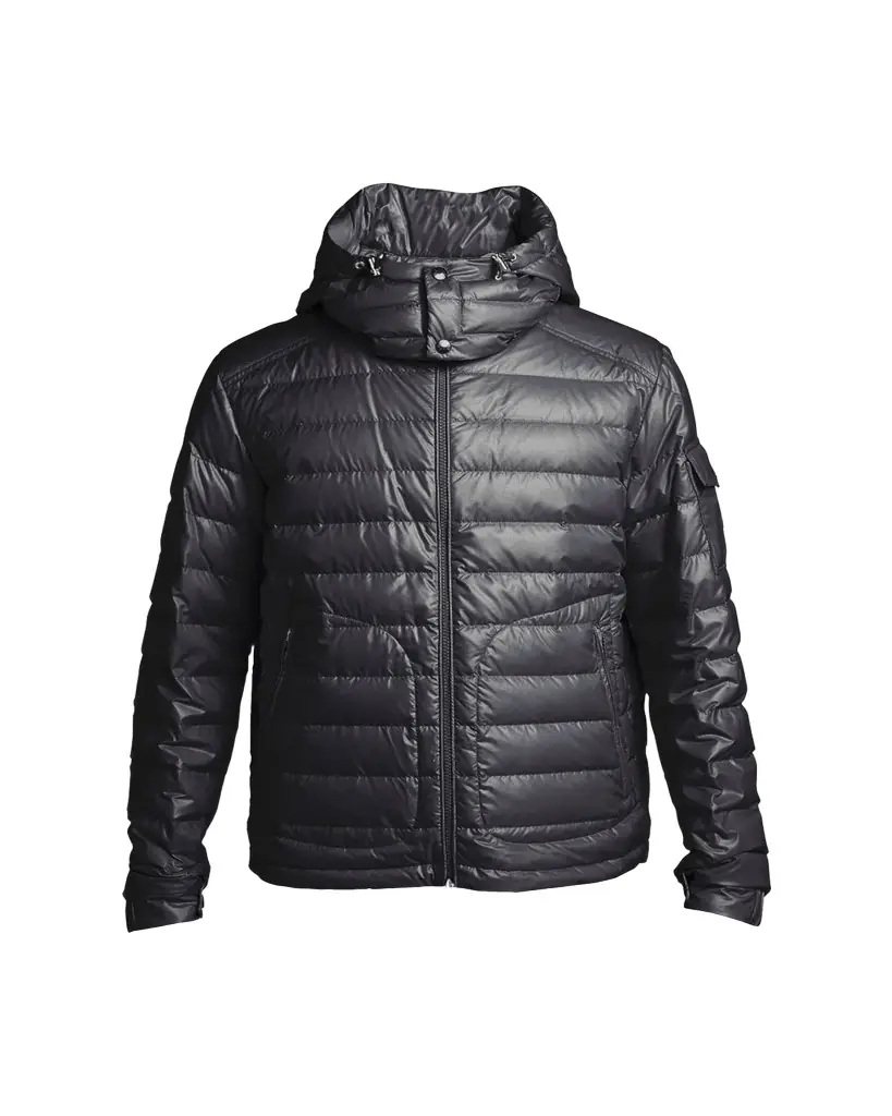 Moncler Men's Lauros Quilted Hooded Down Jacket