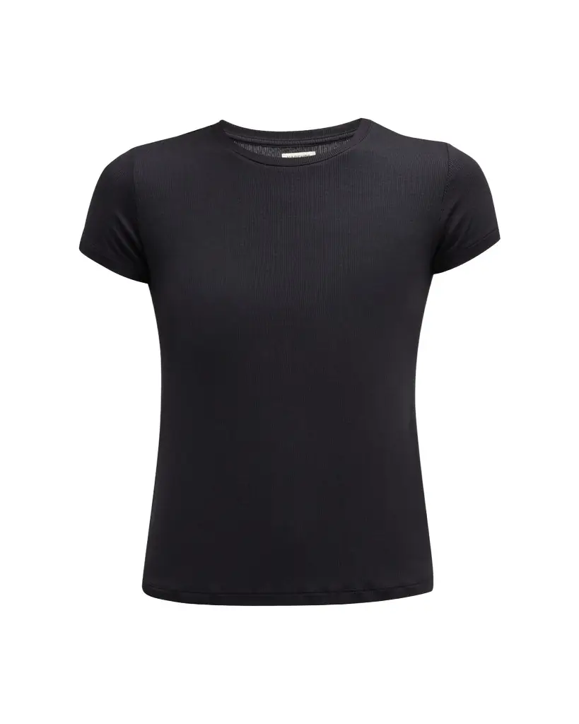 L'Agence Ressi Ribbed Short-Sleeve Tee