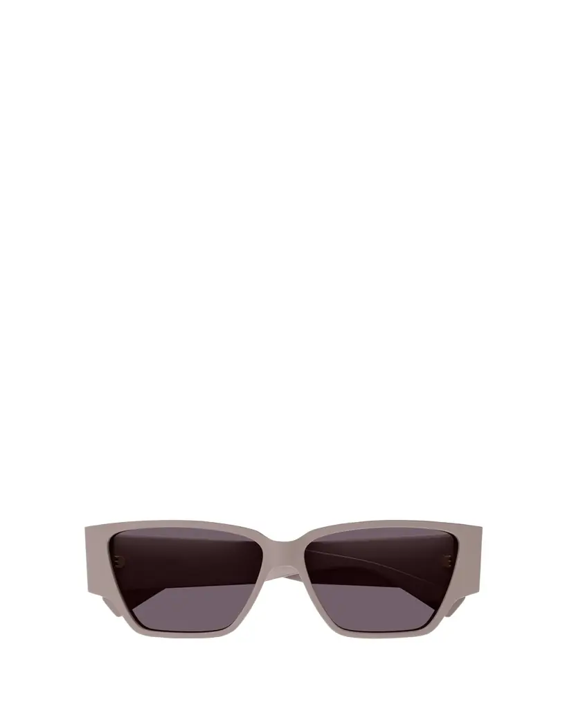 Bottega Veneta Logo Pink Acetate Butterfly Sunglasses