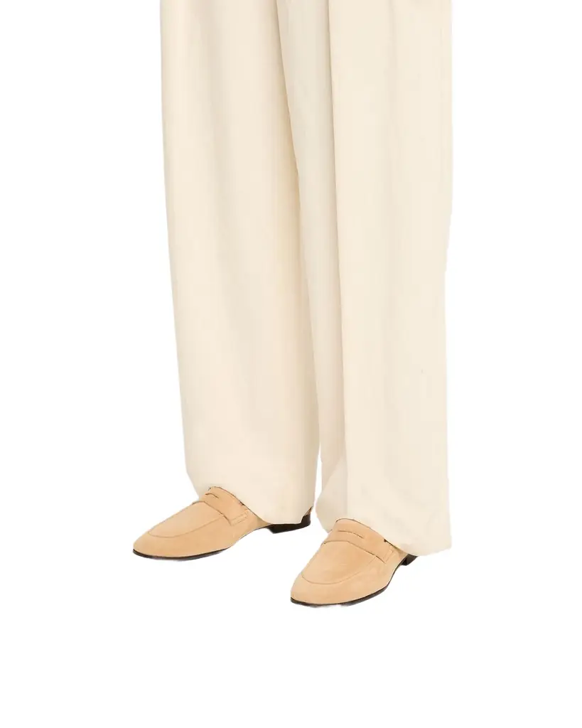 Bougeotte Flaneur Suede Penny Loafers