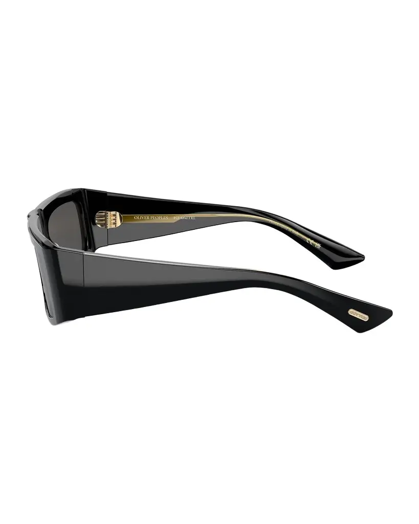 KHAITE x Oliver Peoples Bold Acetate Rectangle Sunglasses