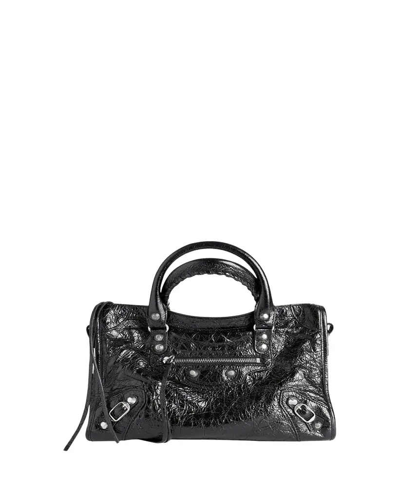 Balenciaga Le City Small Leather Shoulder Bag