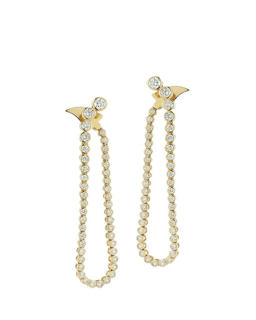 ONDYN Grand Fluorescence Earrings with Diamonds