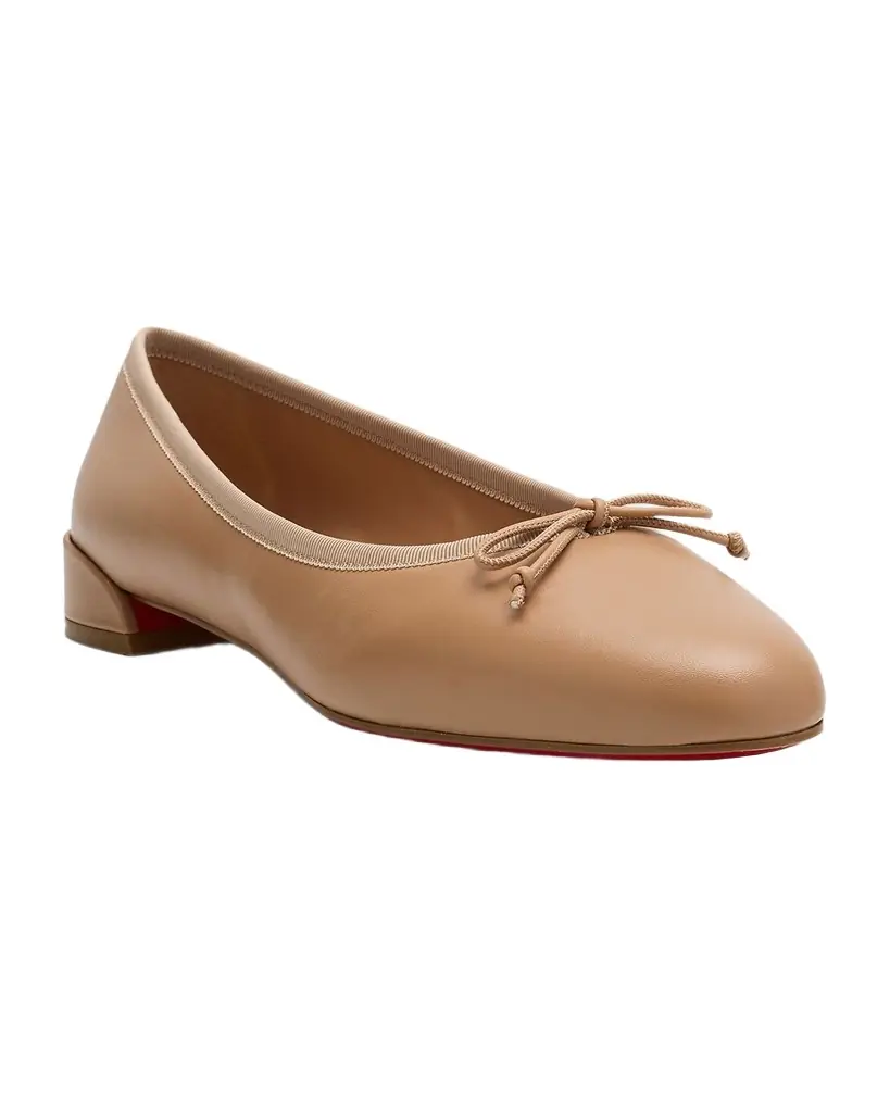 Christian Louboutin Sweetie Jane Leather Ballerina Flats