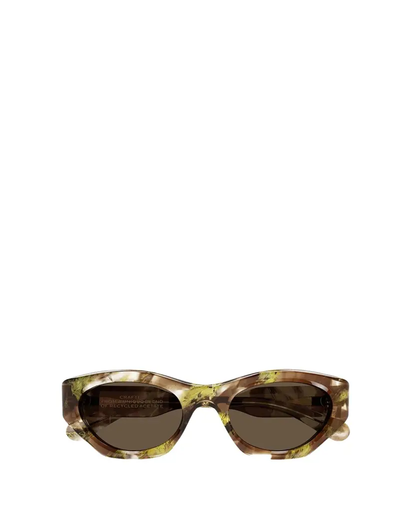 Chloe Logo Acetate Cat-Eye Sunglasses