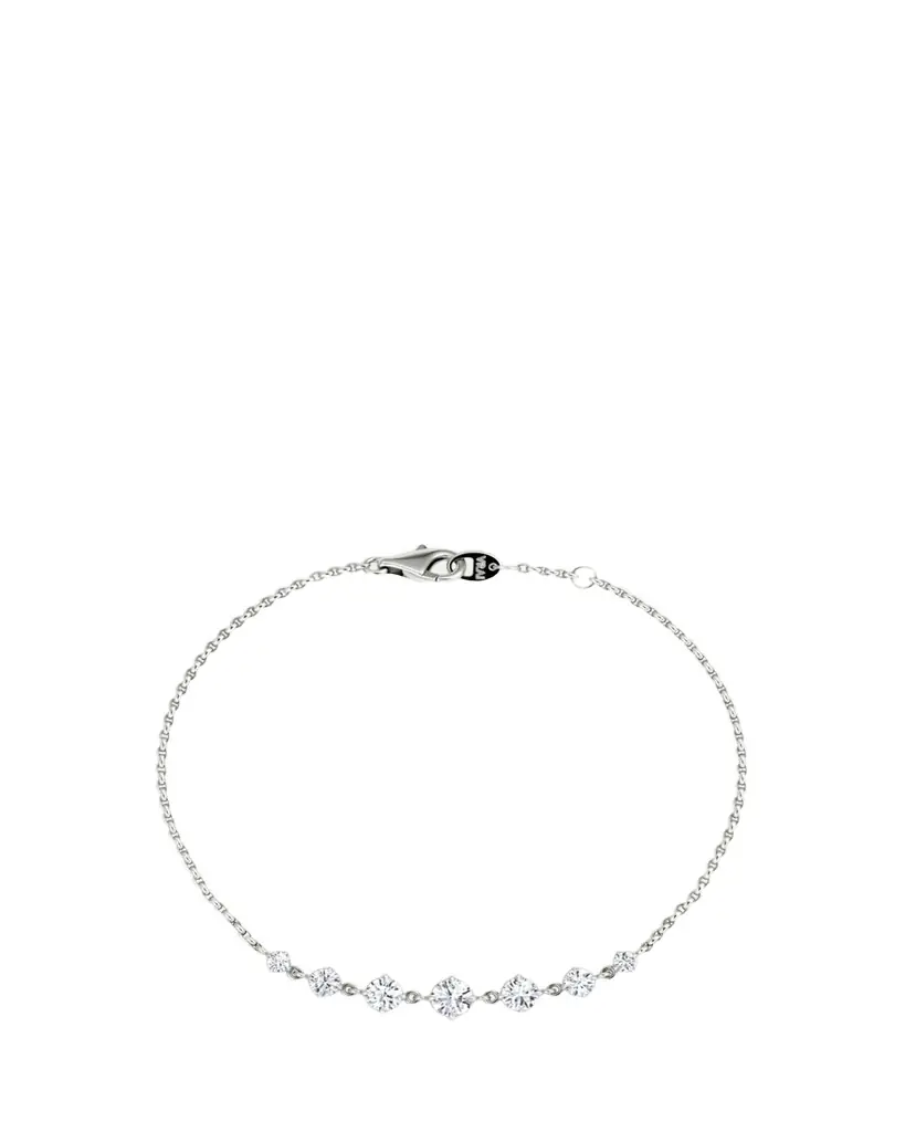 VRAI Linked 14K White Gold Lab Grown Diamond Tennis Bracelet, 0.85tcw
