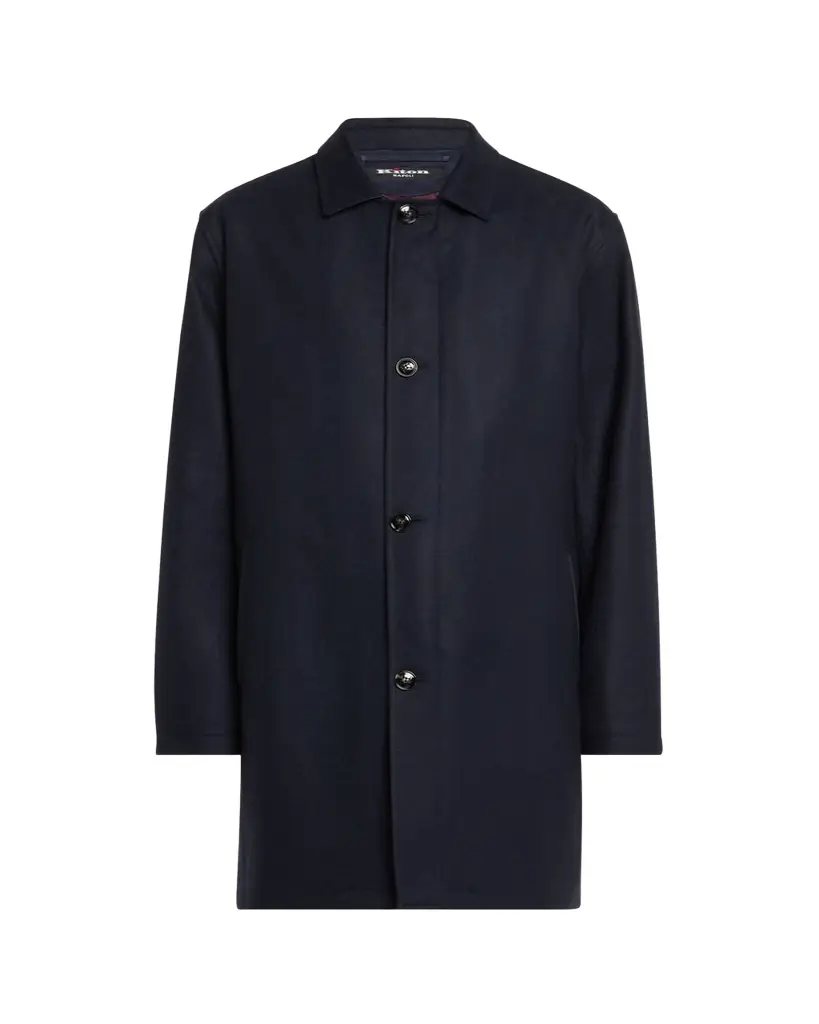 Kiton Men's Cashmere Concealed-Zip Car Coat