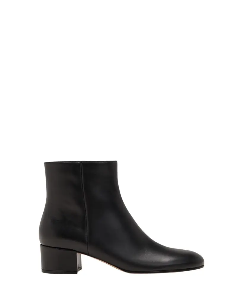 Gianvito Rossi Leather Zip Ankle Booties