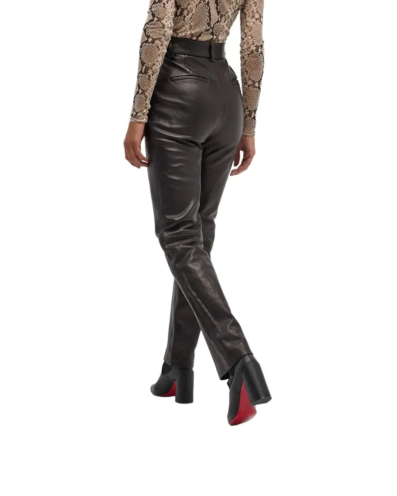 Christian Louboutin 85mm Turelastic Leather Ankle Booties