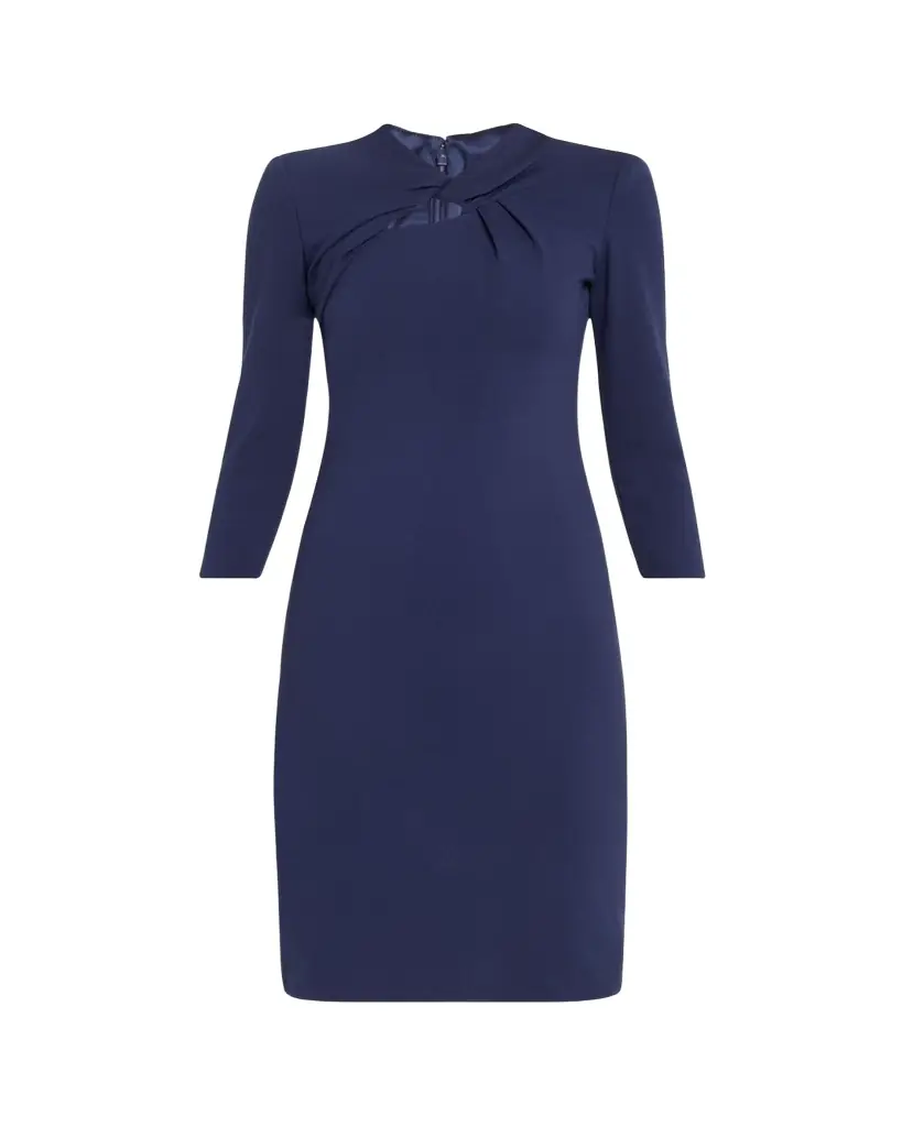 Giorgio Armani Milano Twist-Front Jersey Dress