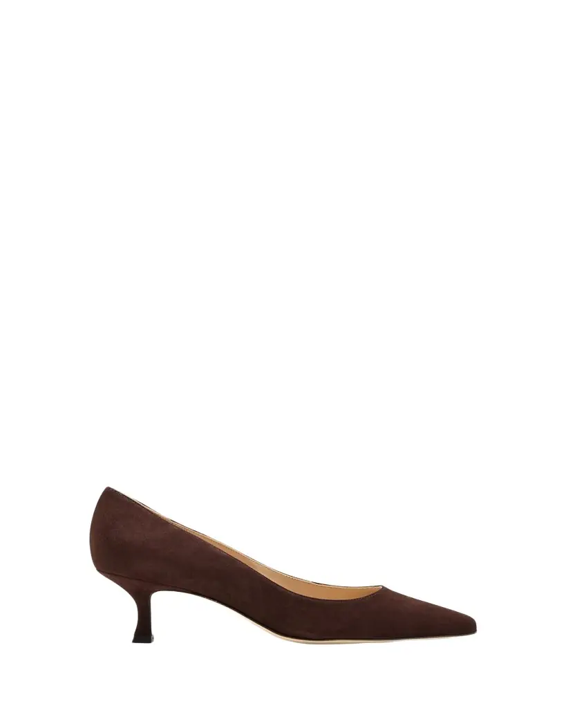 Manolo Blahnik Srila Suede Stiletto Pumps
