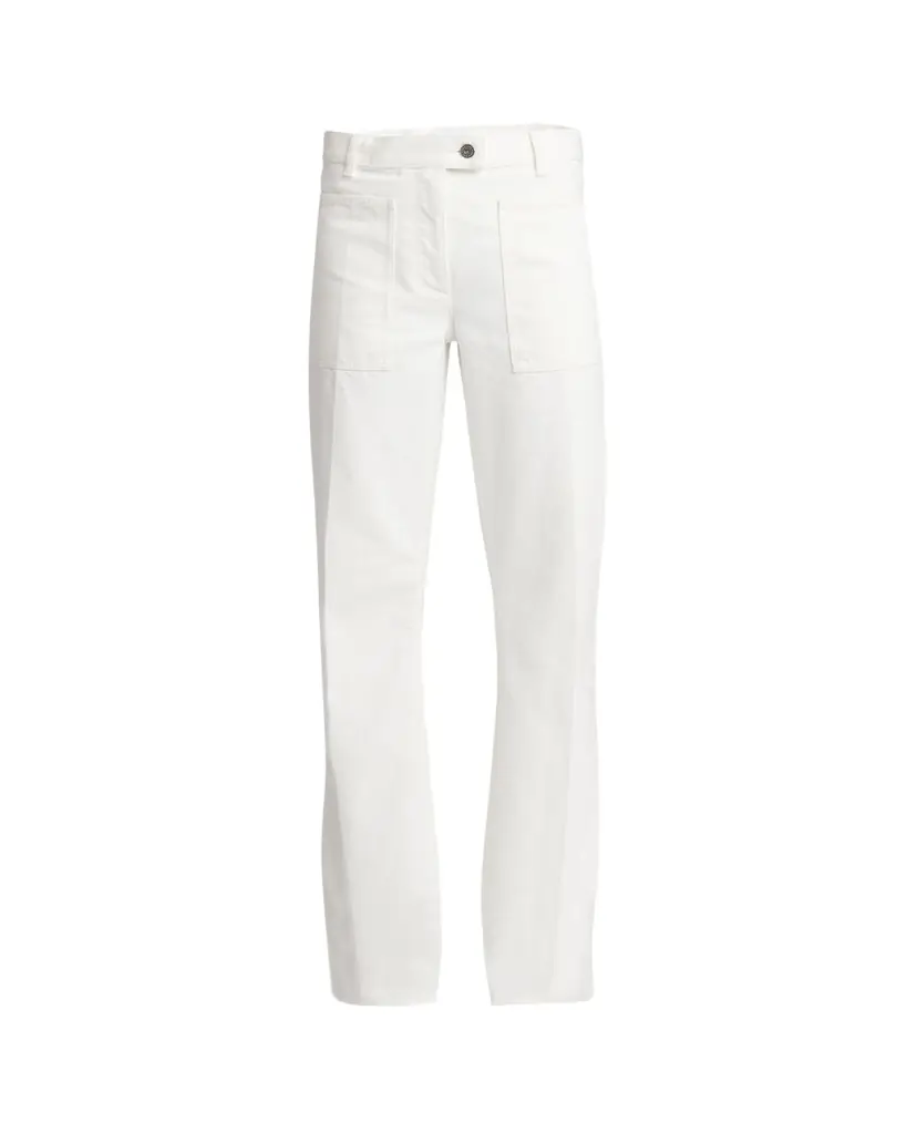 Ferragamo High-Rise Midweight Denim Straight-Leg Pants
