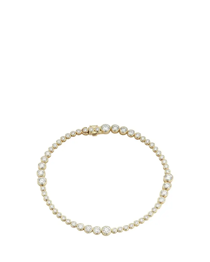 ONDYN Grand Rainsun Tennis Bracelet, 6.5"L