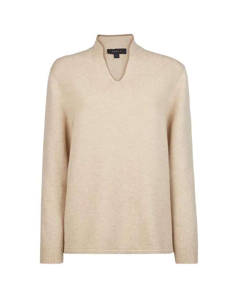 Sease Men's Ellen Pull Cashmere V-Neck Sweater