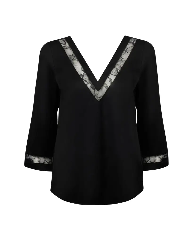 Lise Charmel Adorable En Sexy Lace-Inset Pajama Top