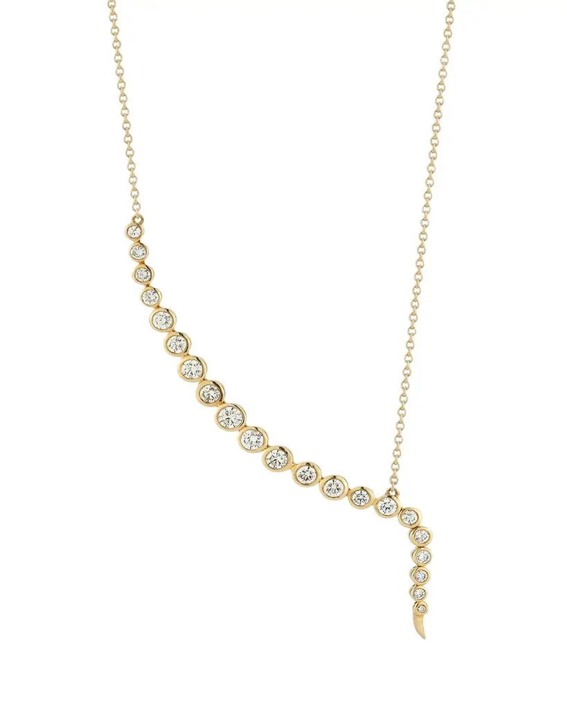 ONDYN Luminesence Necklace with Diamonds, 18"L