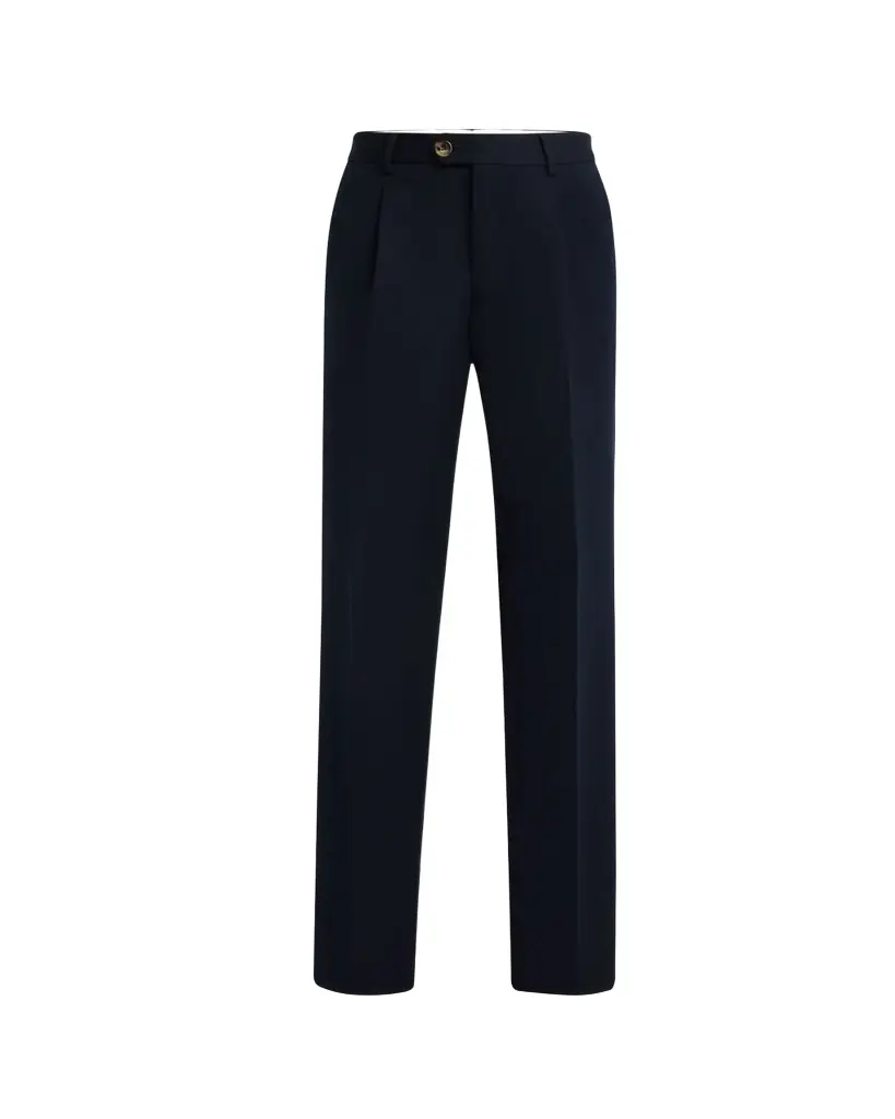 Brunello Cucinelli Men's Pleated Twill Trousers